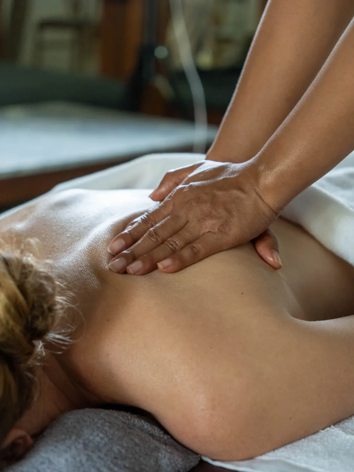 Deep Tissue Massage — home spa treatment in Dubai by Raha Rituals